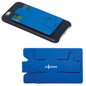 SB6588-C
	-'THUMBS UP'  PHONE WALLET STAND
	-Royal Blue (Clearance Minimum 380 Units)